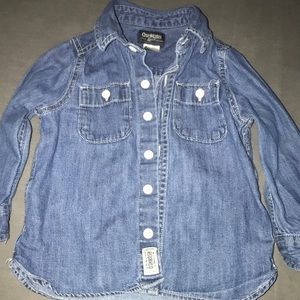 2T button down OshKosh Bgosh Jean Shirt